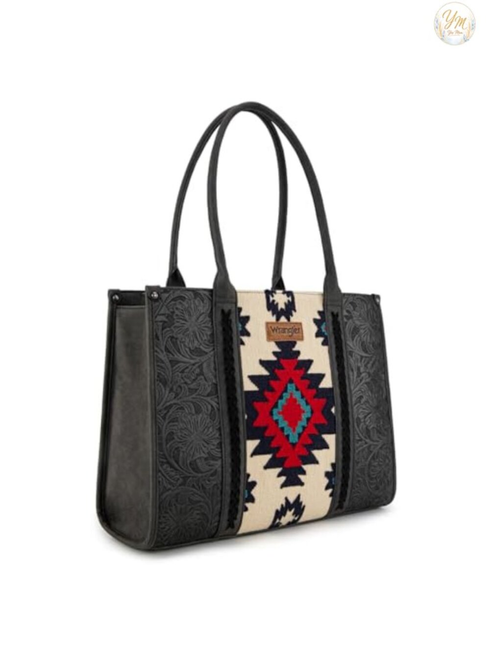 Western Aztec Tote Bag Genuine Leather Large Shoulder Purse